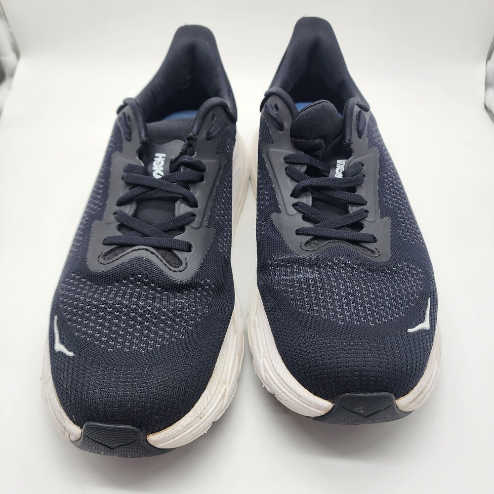 Hoka Arahi 7 Wide Black White Running Shoes Womens 10D 1147890 BWHT Sneakers - Picture 5 of 9